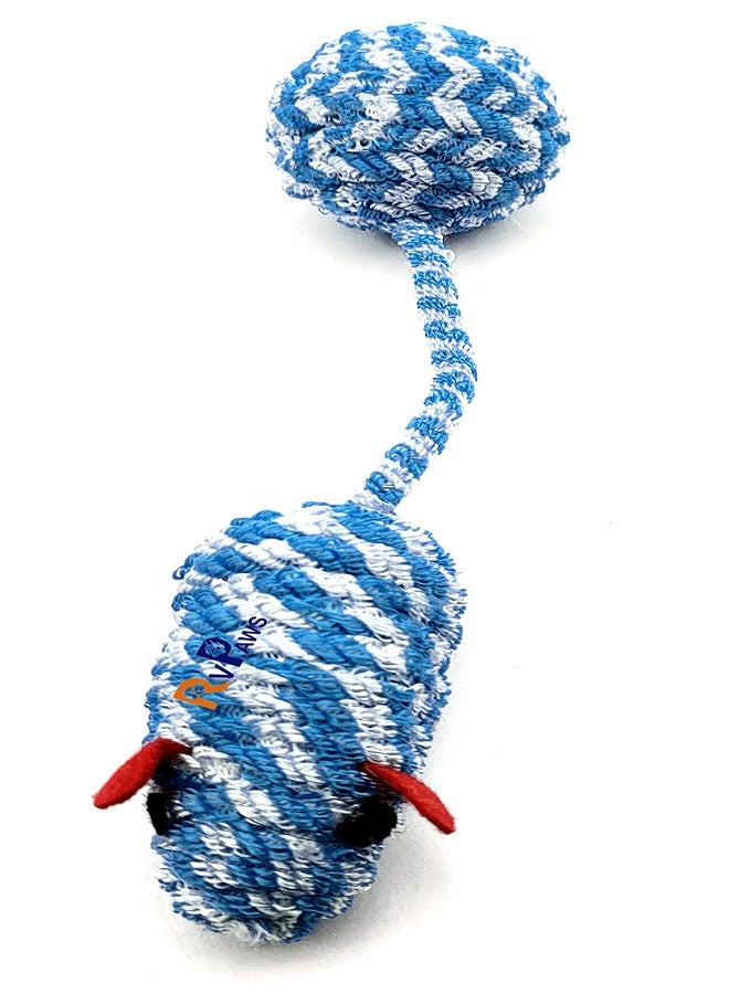 Pups&Pets ألعاب قطط إبداعية من السيزال من Pups&Pets، فأر مزيف قطيفة - قد يختلف اللون (عبوة من قطعتين) - Image 4